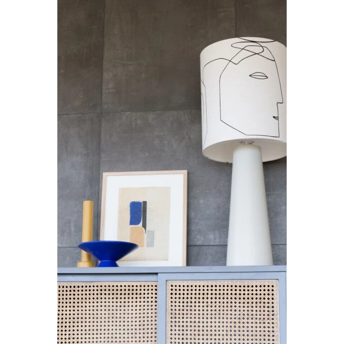 Bestes Angebot 👏 HK Living Printed Faces Lampenschirm L - Ø 36 Cm - Höhe 42 Cm - Natur 😉 7 Bestes Angebot 👏 HK Living Printed Faces Lampenschirm L - Ø 36 Cm - Höhe 42 Cm - Natur 😉 – Bild 5