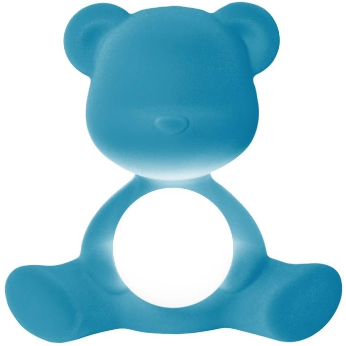 Aktion 🎁 Qeeboo Teddy Girl Rechargeable Lamp Velvet Finish Tischleuchte - 35 X 24 X 32 Cm - Light Blue 🧨 3 Aktion 🎁 Qeeboo Teddy Girl Rechargeable Lamp Velvet Finish Tischleuchte - 35 X 24 X 32 Cm - Light Blue 🧨
