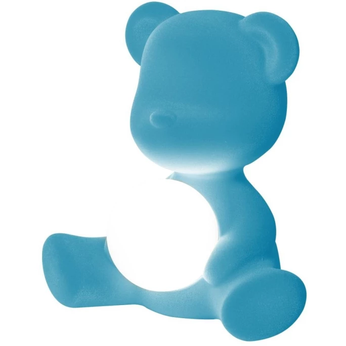 Aktion 🎁 Qeeboo Teddy Girl Rechargeable Lamp Velvet Finish Tischleuchte - 35 X 24 X 32 Cm - Light Blue 🧨 4 Aktion 🎁 Qeeboo Teddy Girl Rechargeable Lamp Velvet Finish Tischleuchte - 35 X 24 X 32 Cm - Light Blue 🧨 – Bild 2