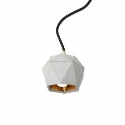 Top 10 😀 GANT Lights GANTlights T2 Triangular Floor Spot - 12x12x10 Cm - Hellgrauer Beton / Innenbeschichtung Gold 🎉