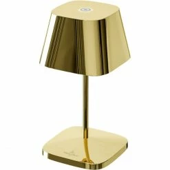 Waldi Leuchten Shop 29 Auslauf 👏 Villeroy & Boch NEAPEL 2.0 Tischlampe - Höhe 20 Cm – 10x10 Cm - Gold ✨