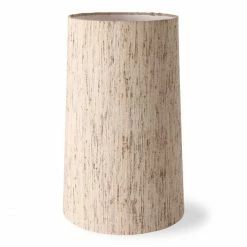 Aktion ⌛ HK Living Cone Shade Silk Lampenschirm - Ø 36 Cm - 36 X 36 X 58 Cm - Natural 💯