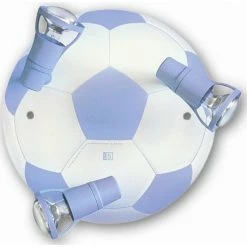Waldi Leuchten Shop 18 Schlussverkauf 👍 Waldi Leuchten Fußball Deckenleuchte - H 16 Cm, Ø 31 Cm - Blau 😉