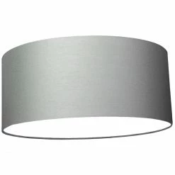 Rabatt 🥰 Waldi Leuchten Waldi-Leuchten Stockholm Deckenleuchte - Ø 44 Cm, H 19 Cm - Grau-weiß 🤩
