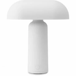 Aktion 👍 Normann Copenhagen Porta Tischlampe Tragbar - 23,5x20,2 X11,2 Cm - Fuß: Ø 6,5 Cm - White 👏