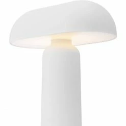 Aktion 👍 Normann Copenhagen Porta Tischlampe Tragbar - 23,5x20,2 X11,2 Cm - Fuß: Ø 6,5 Cm - White 👏 -Waldi Leuchten Shop unnamed file 609